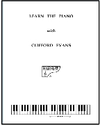 Piano tuition book by Clifford Evans